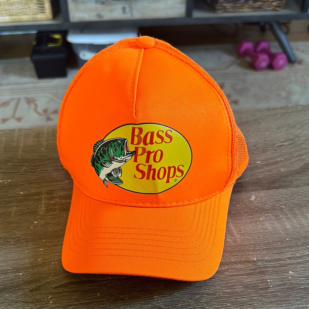 Bass Pro Shops Orange Fishing Cap